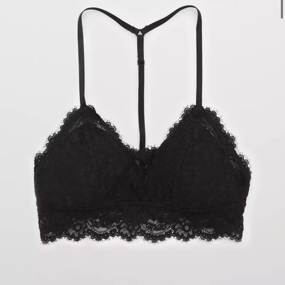 Aerie Eyelash Lace Padded Bralette